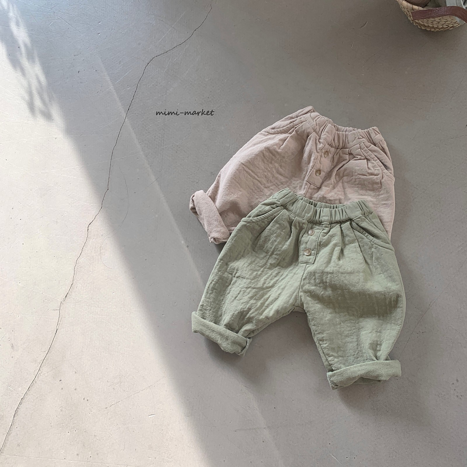 MIMI MARKET - Korean Children Fashion - #Kfashion4kids - Button Pants