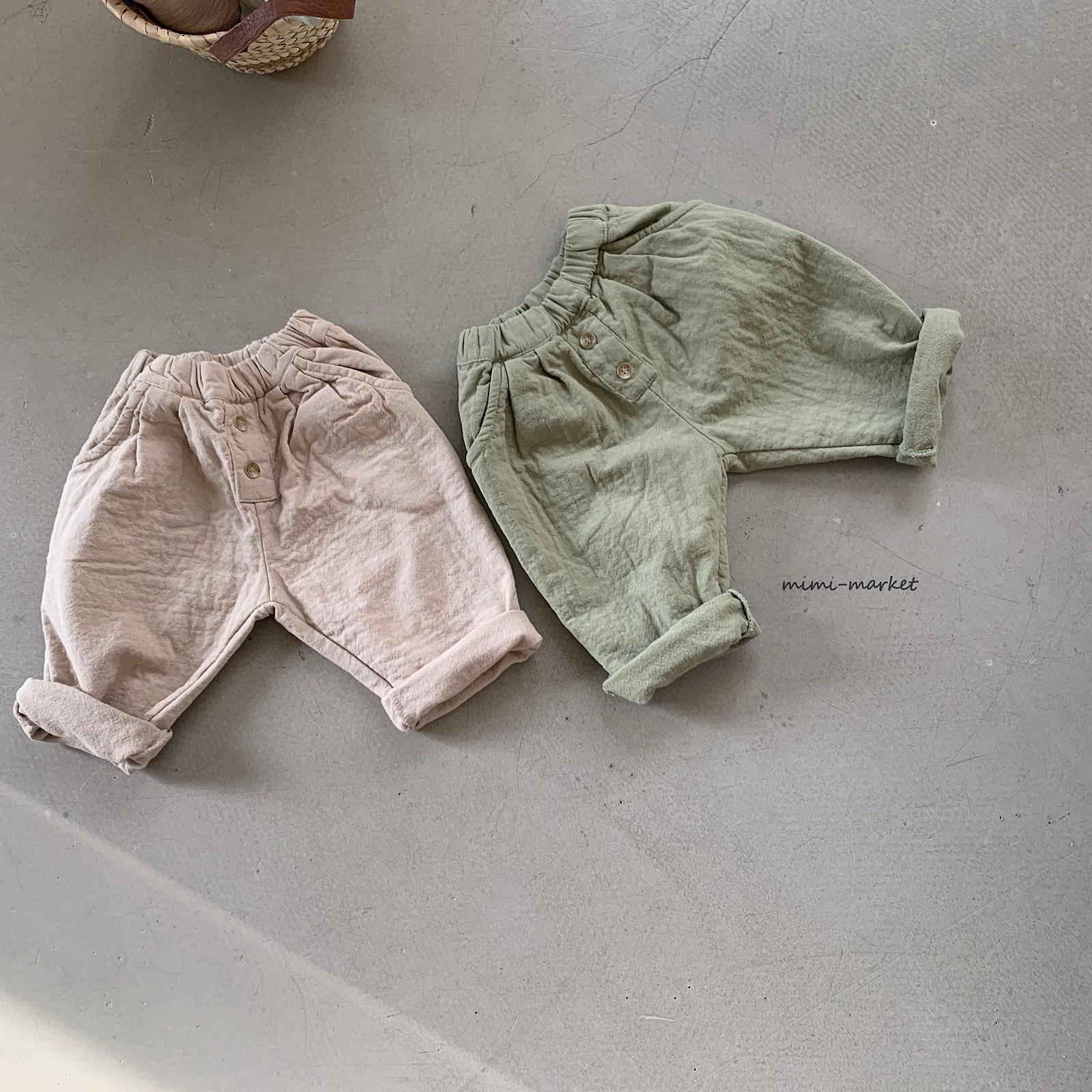 MIMI MARKET - Korean Children Fashion - #Kfashion4kids - Button Pants - 10