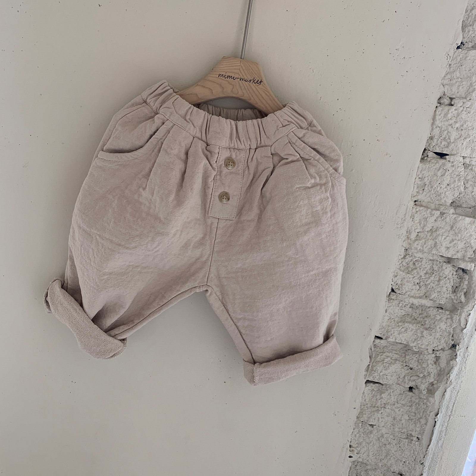 MIMI MARKET - Korean Children Fashion - #Kfashion4kids - Button Pants - 3