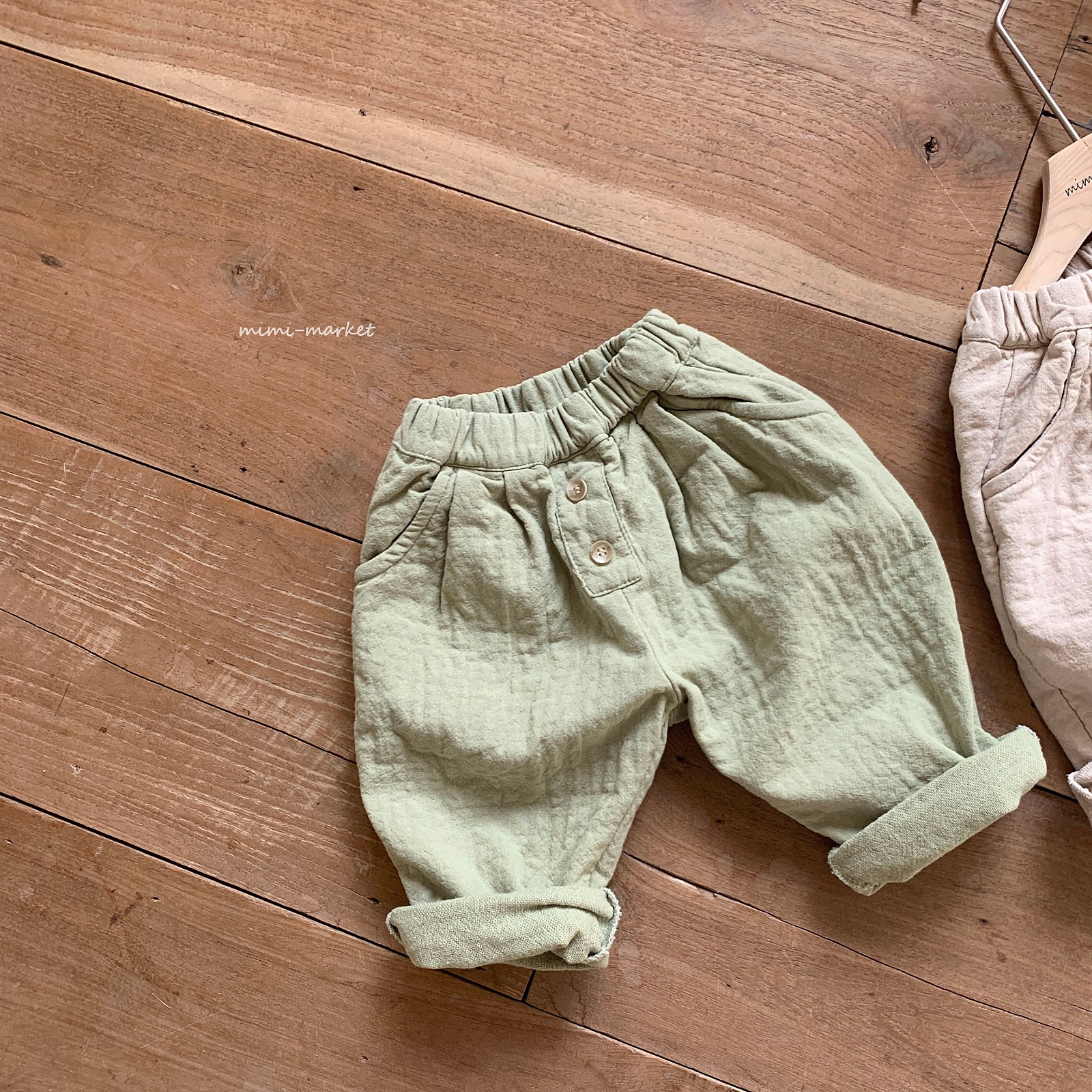 MIMI MARKET - Korean Children Fashion - #Kfashion4kids - Button Pants - 6