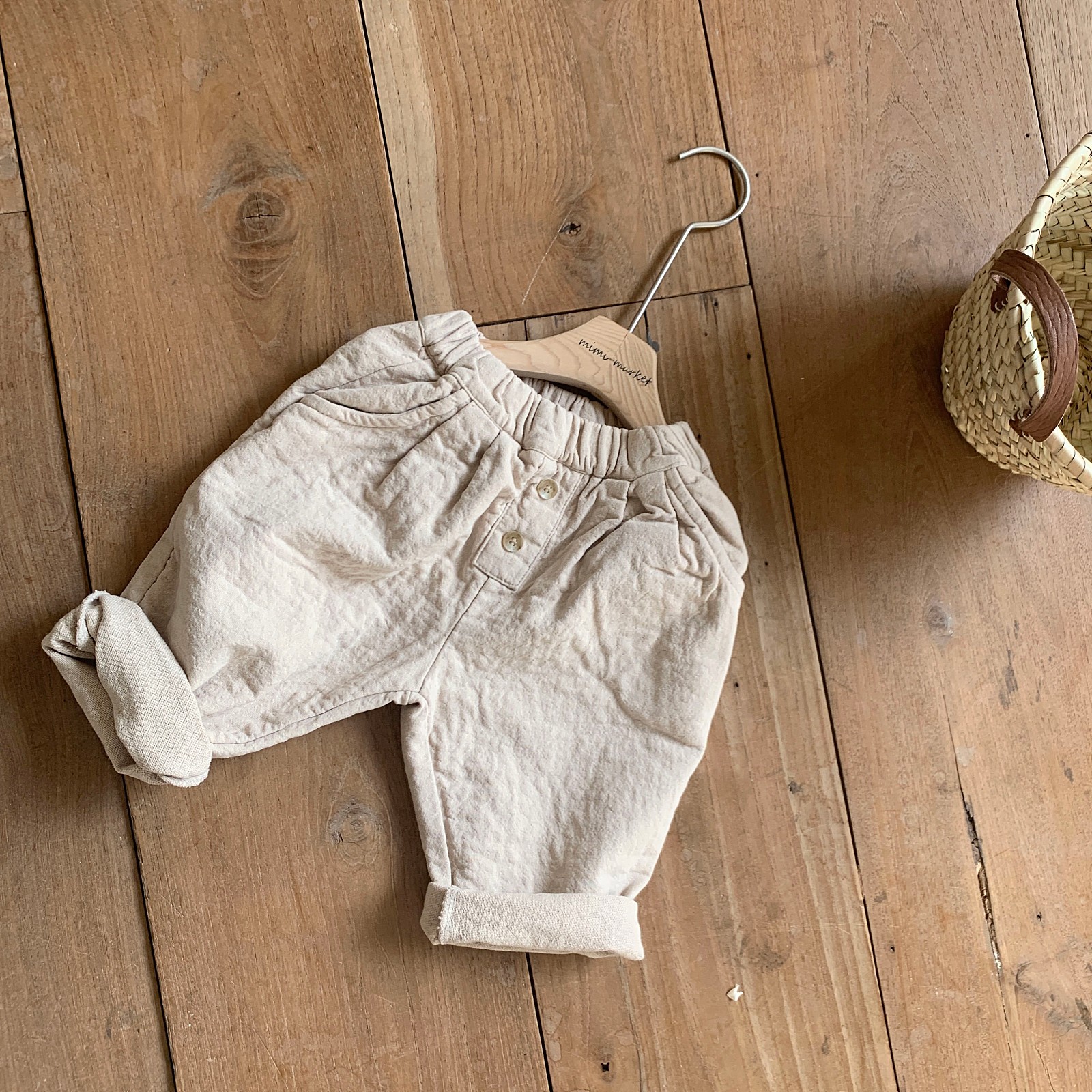 MIMI MARKET - Korean Children Fashion - #Kfashion4kids - Button Pants - 7