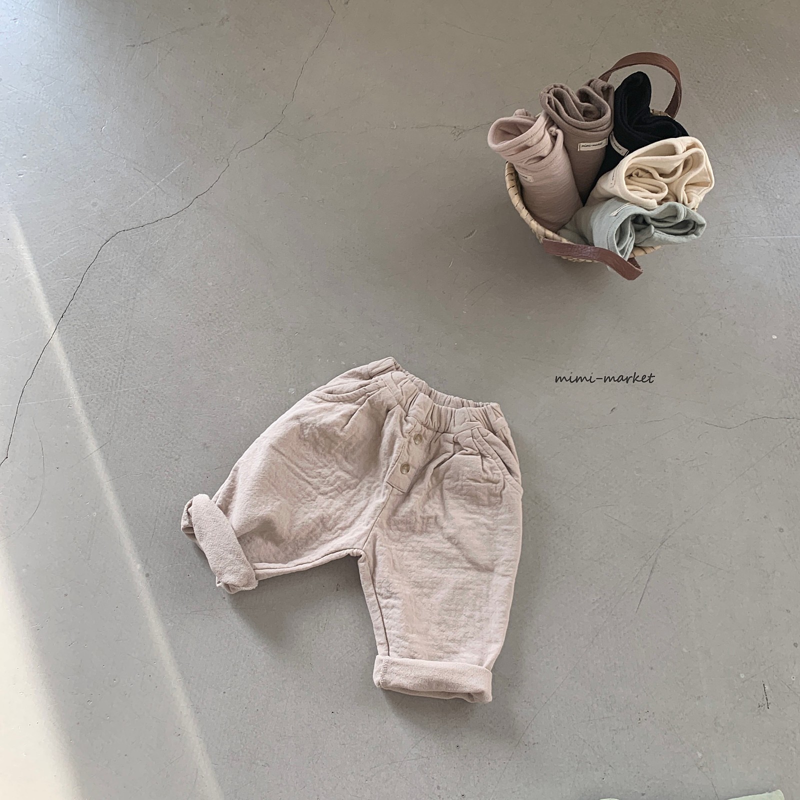 MIMI MARKET - Korean Children Fashion - #Kfashion4kids - Button Pants - 8