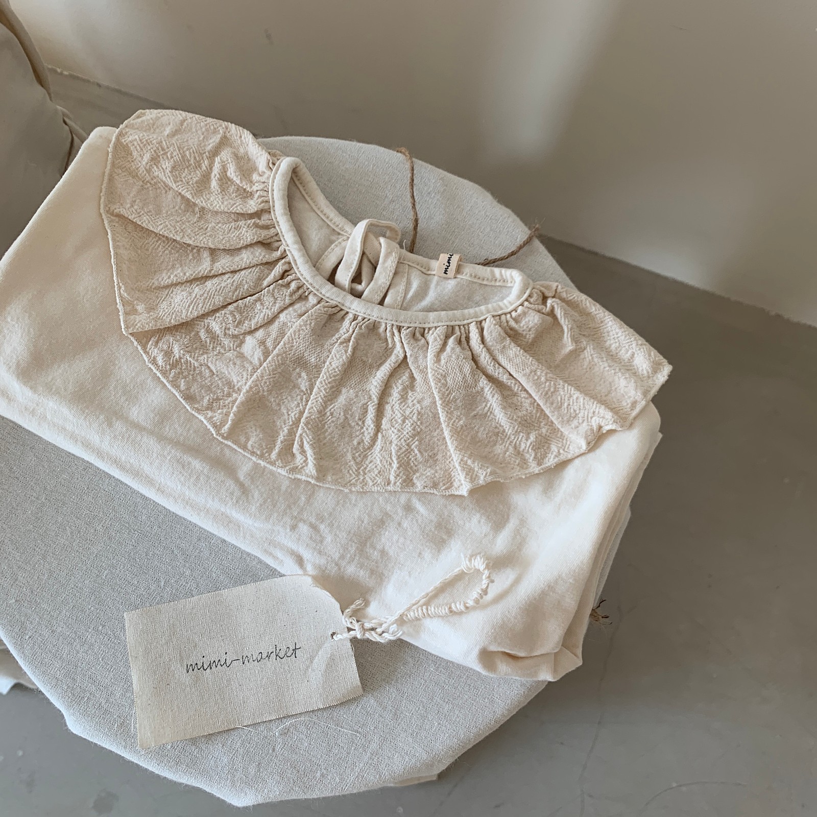 MIMI MARKET - Korean Children Fashion - #Kfashion4kids - Laura Collar Tee - 10