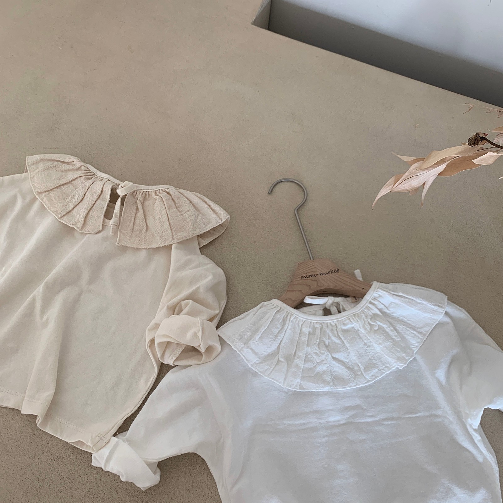 MIMI MARKET - Korean Children Fashion - #Kfashion4kids - Laura Collar Tee - 6