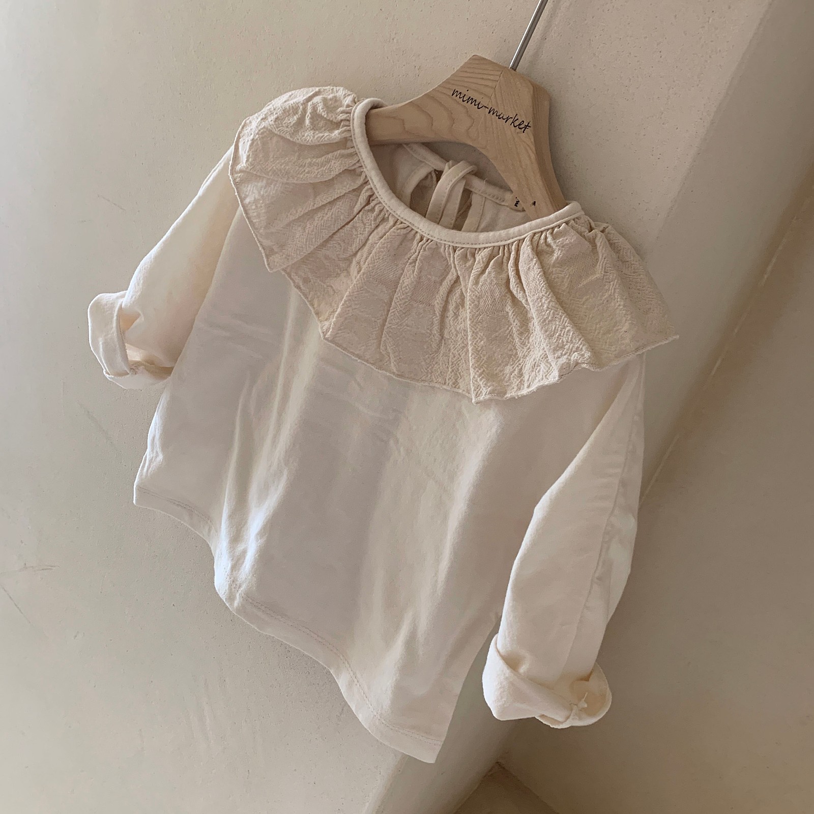MIMI MARKET - Korean Children Fashion - #Kfashion4kids - Laura Collar Tee - 8