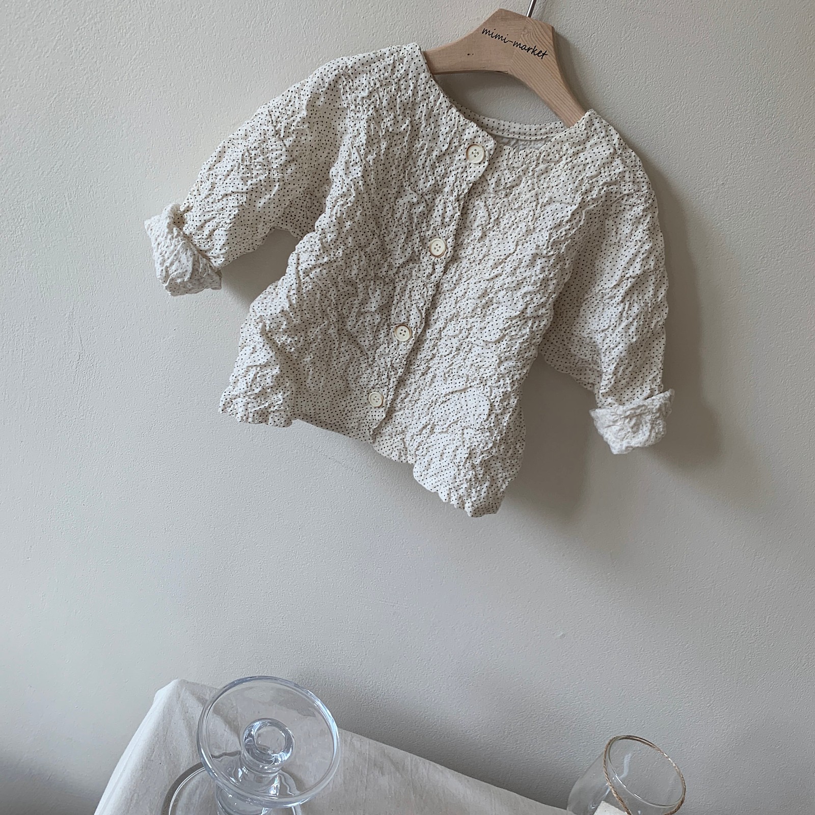 MIMI MARKET - Korean Children Fashion - #Kfashion4kids - Dot Cracker Blouse - 8