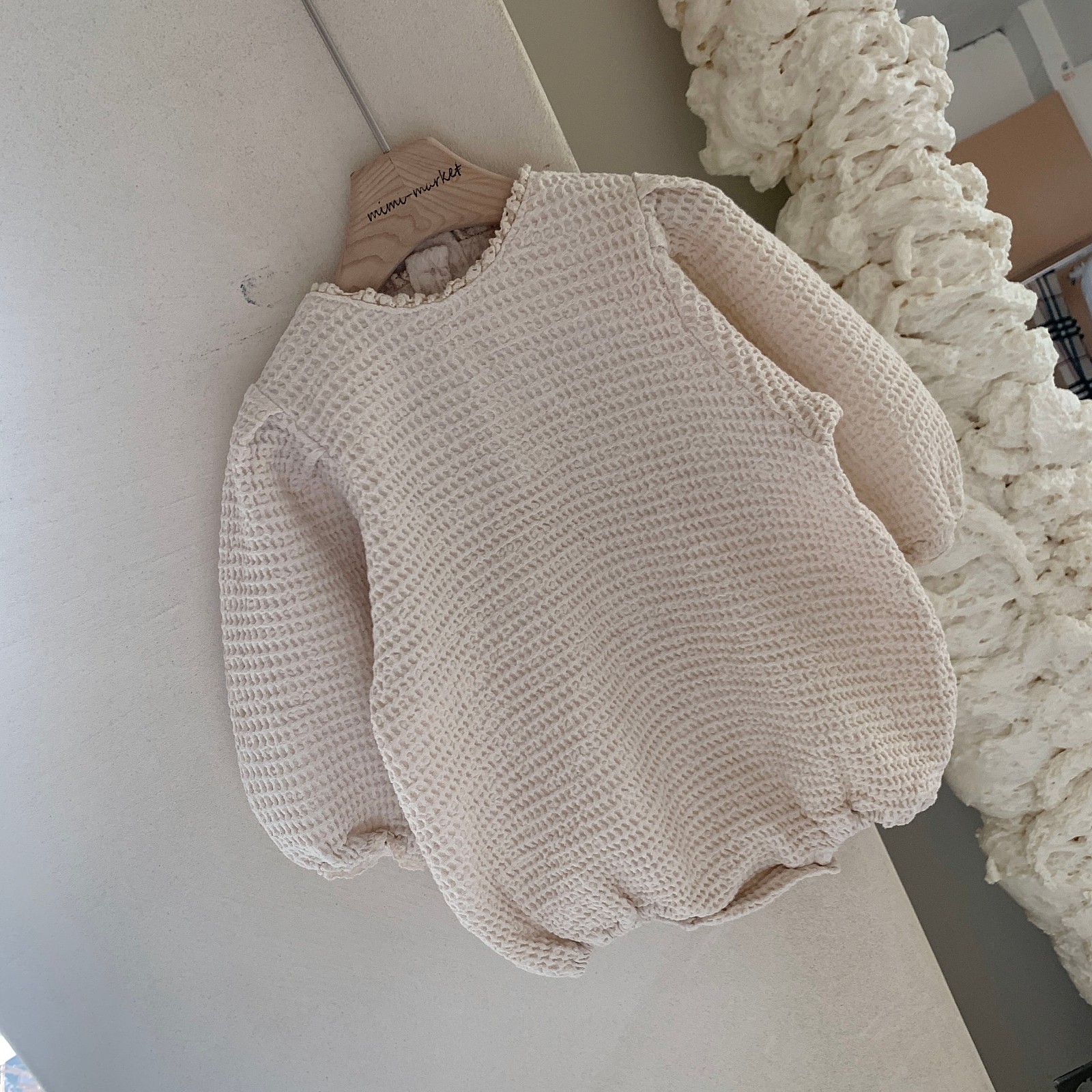 MIMI MARKET - Korean Children Fashion - #Kfashion4kids - Waffle Bodysuit - 12