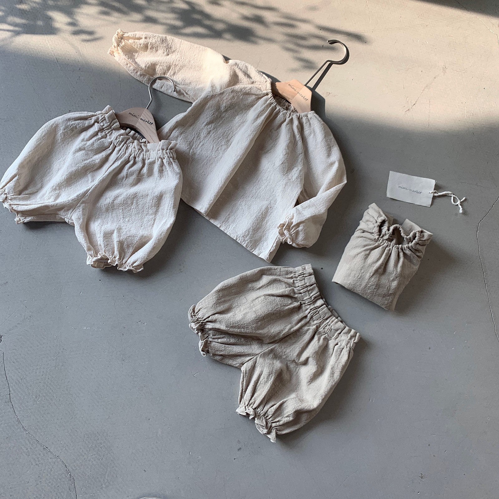MIMI MARKET - Korean Children Fashion - #Kfashion4kids - Hao Blouse Bloomer Set