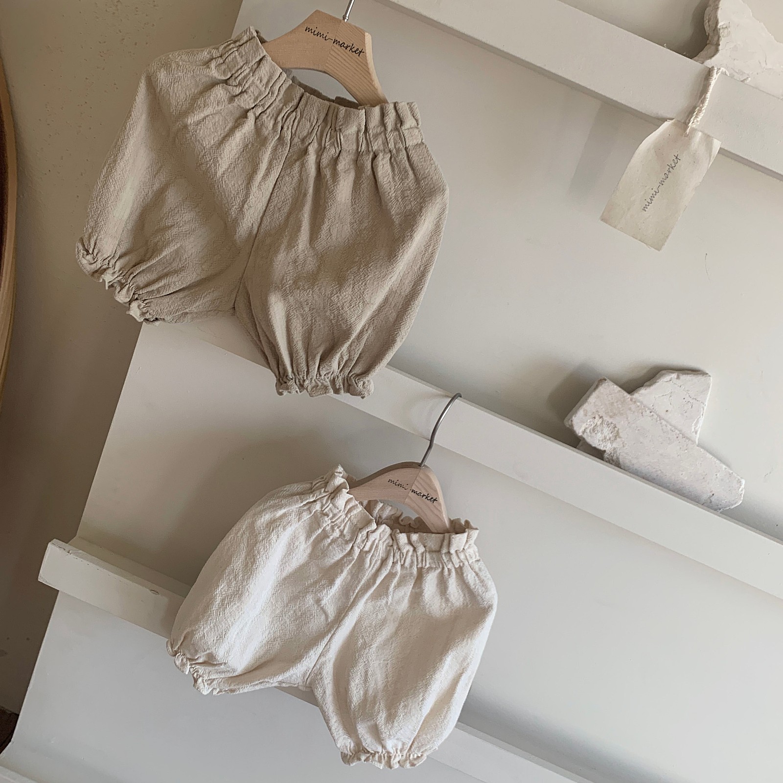 MIMI MARKET - Korean Children Fashion - #Kfashion4kids - Hao Blouse Bloomer Set - 4