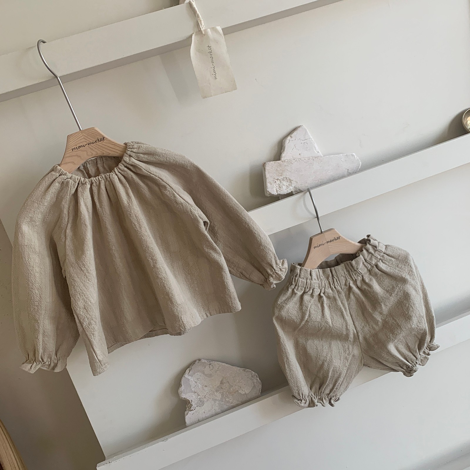 MIMI MARKET - Korean Children Fashion - #Kfashion4kids - Hao Blouse Bloomer Set - 9