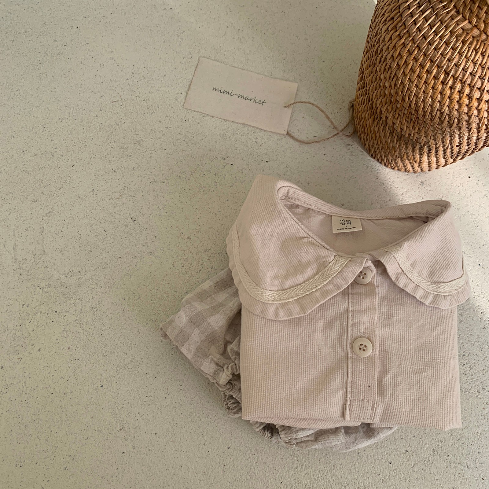 MIMI MARKET - Korean Children Fashion - #Kfashion4kids - Sailor Top Bloomer Set