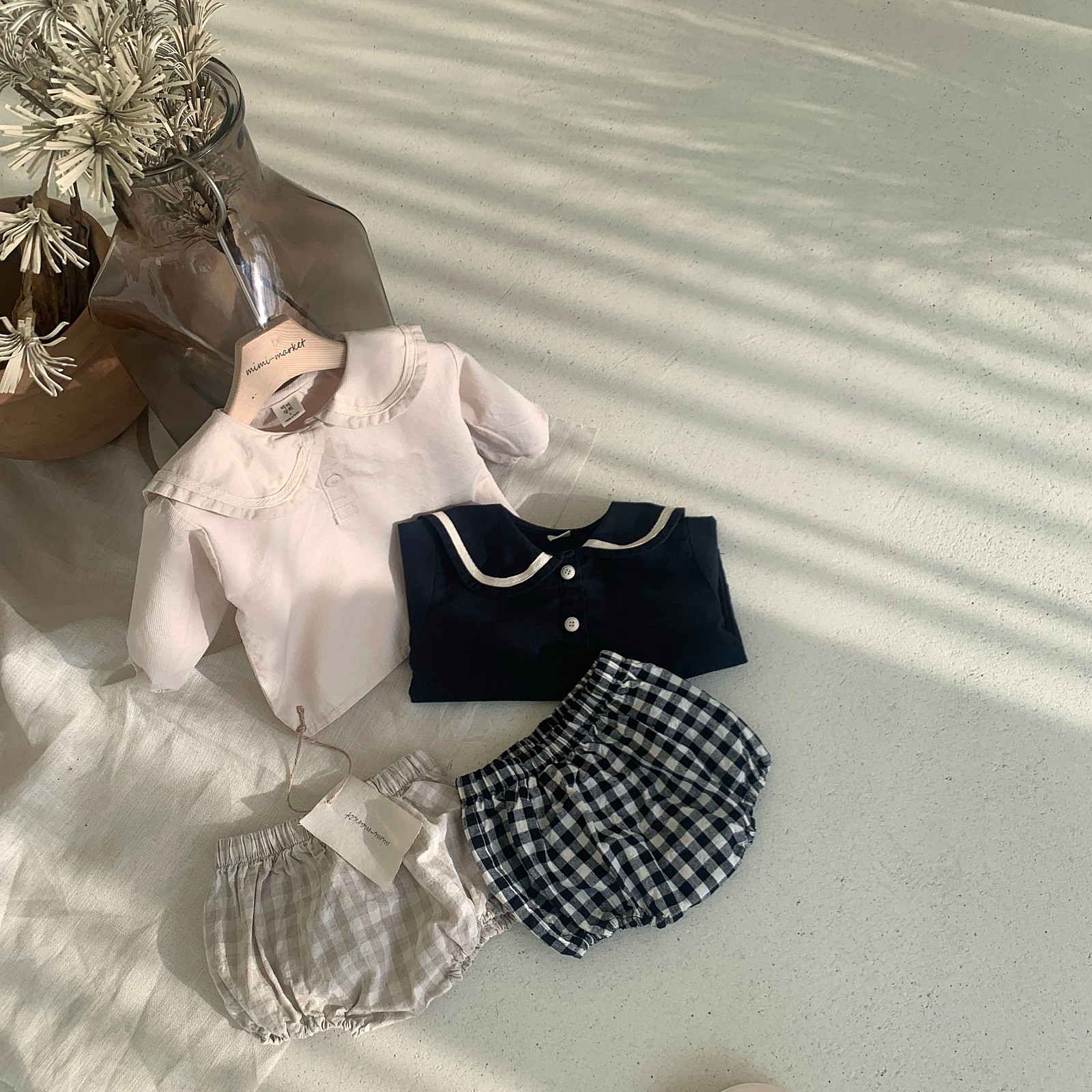 MIMI MARKET - Korean Children Fashion - #Kfashion4kids - Sailor Top Bloomer Set - 5