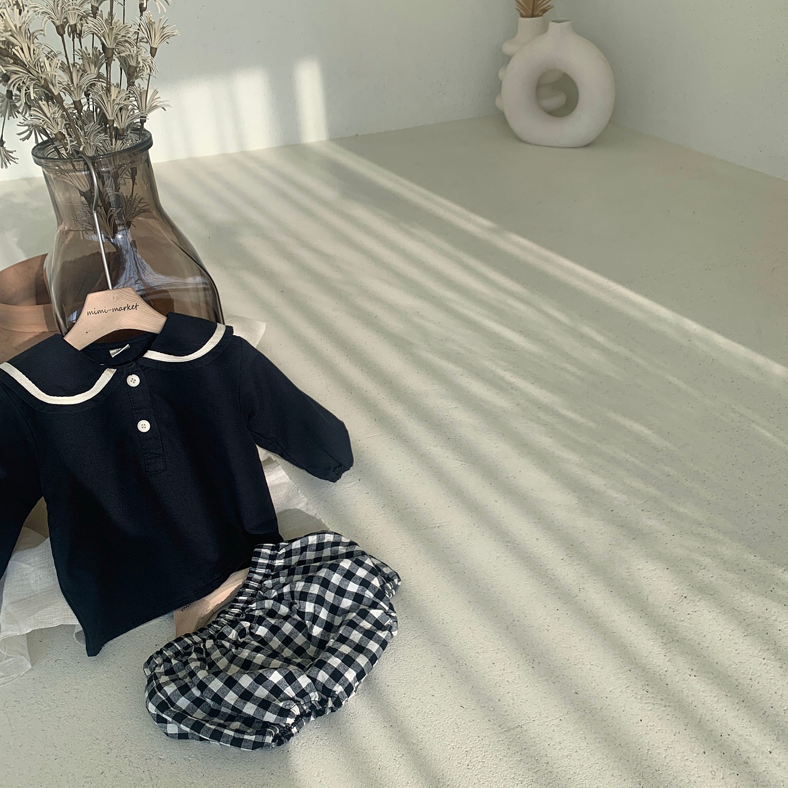 MIMI MARKET - Korean Children Fashion - #Kfashion4kids - Sailor Top Bloomer Set - 7