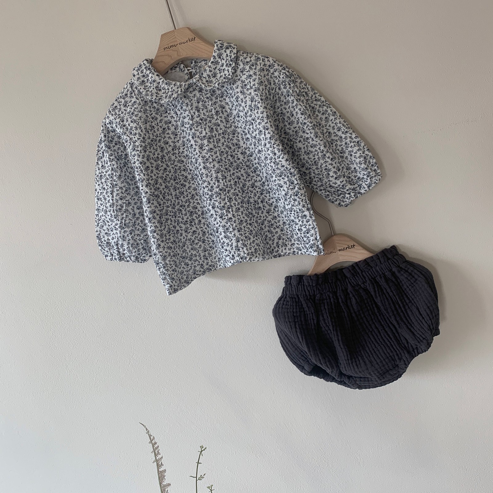 MIMI MARKET - Korean Children Fashion - #Kfashion4kids - Franc Blouse Bloomer Set - 3