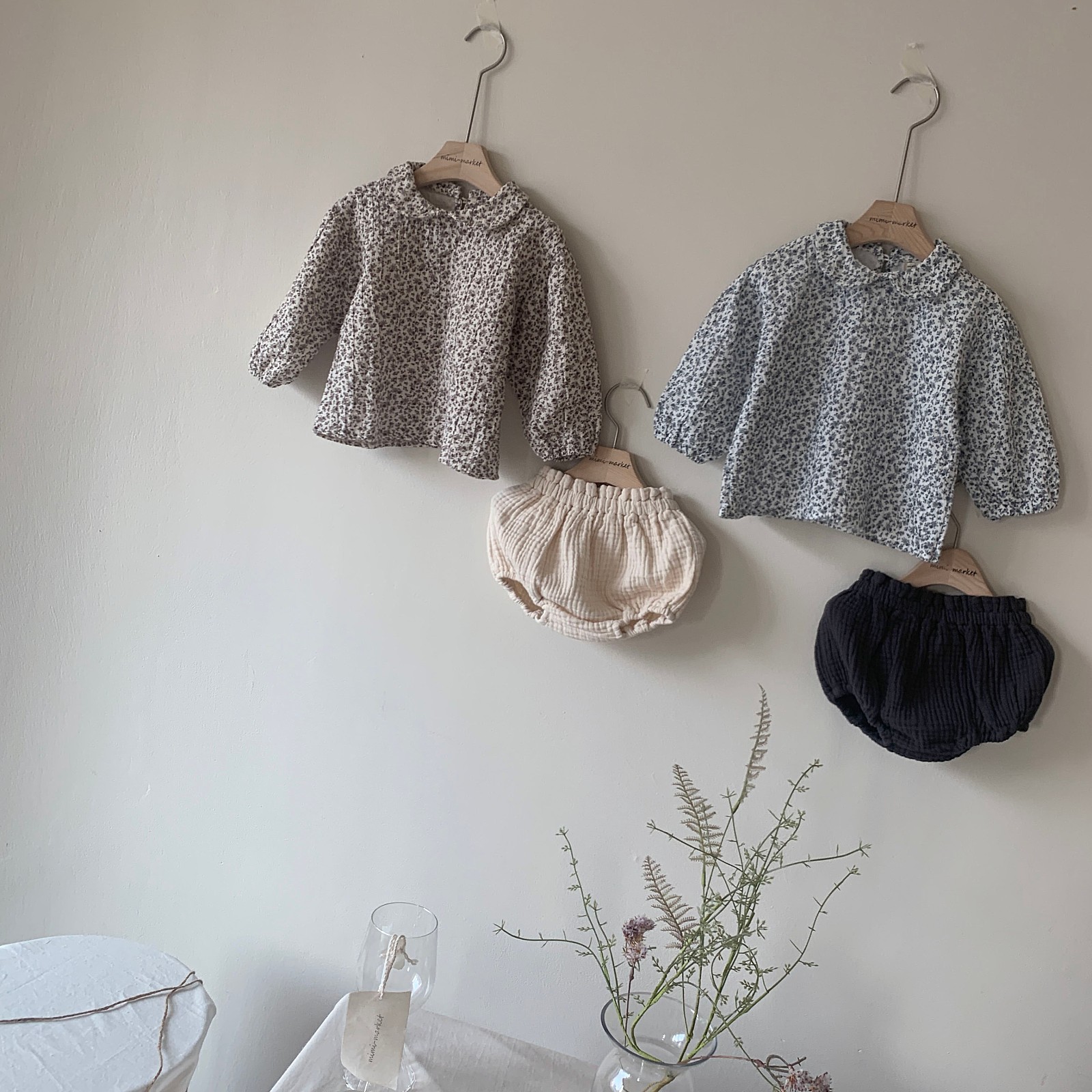 MIMI MARKET - Korean Children Fashion - #Kfashion4kids - Franc Blouse Bloomer Set - 5