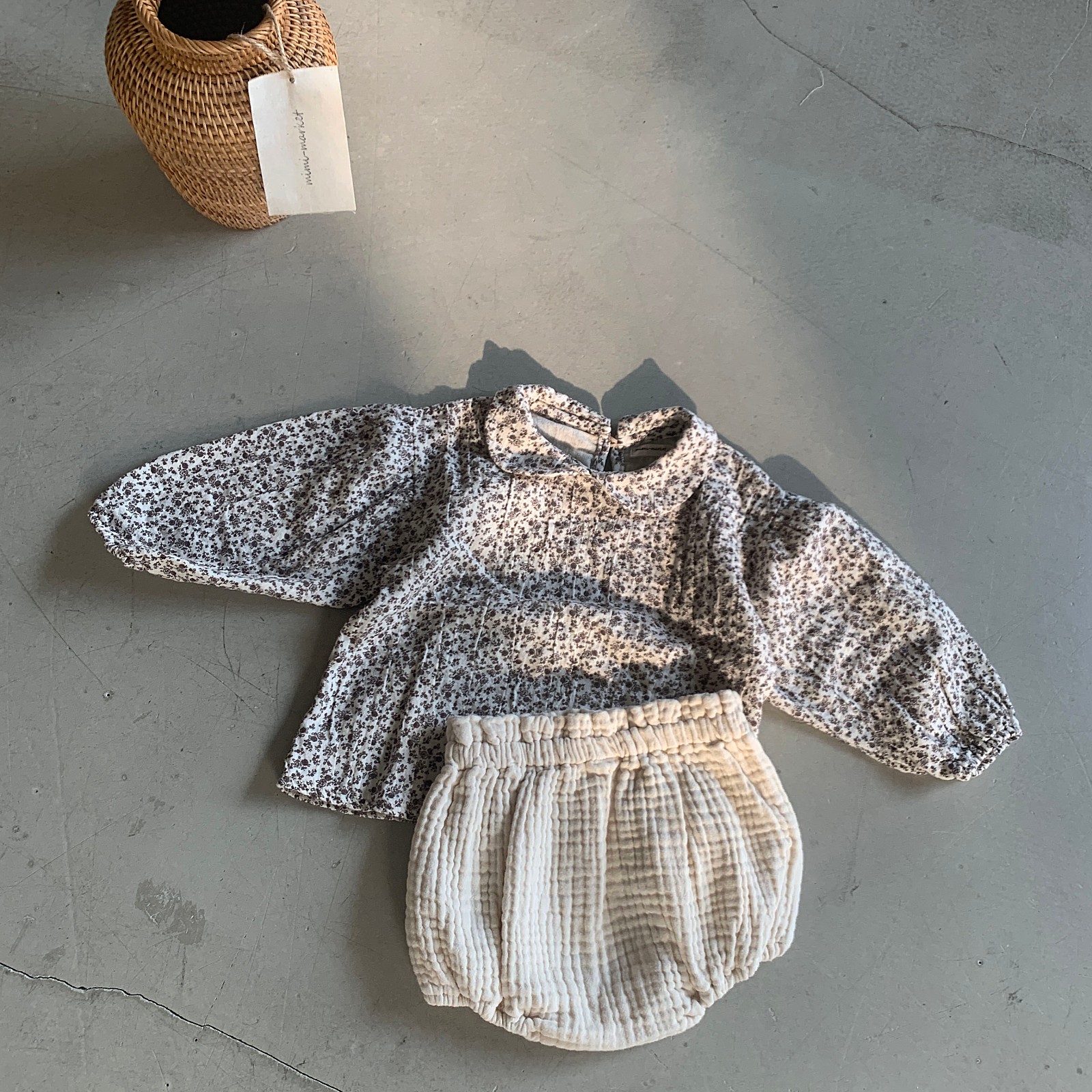 MIMI MARKET - Korean Children Fashion - #Kfashion4kids - Franc Blouse Bloomer Set - 8