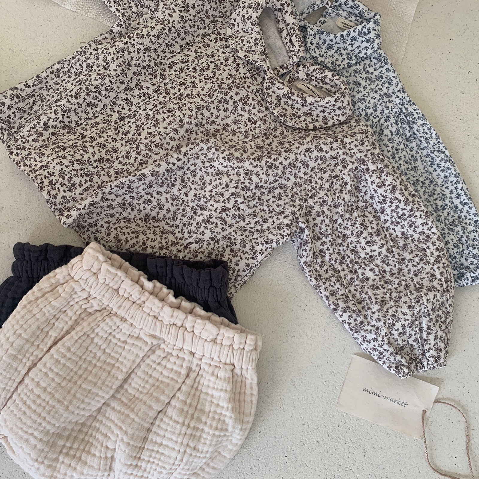 MIMI MARKET - Korean Children Fashion - #Kfashion4kids - Franc Blouse Bloomer Set - 9