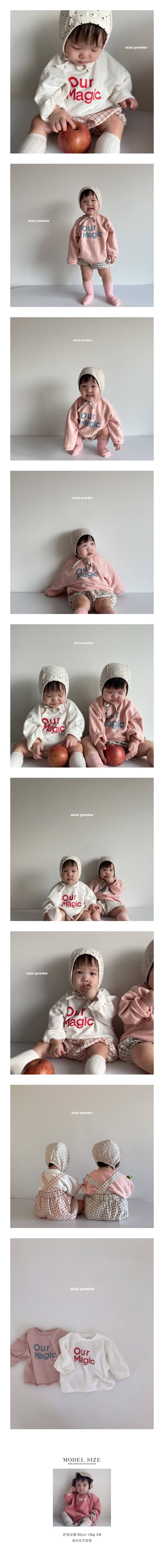 MINI POWDER - Korean Children Fashion - #Kfashion4kids - Magic Sweatshirt