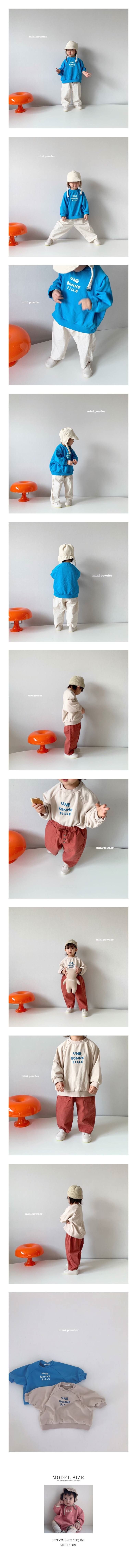 MINI POWDER - Korean Children Fashion - #Kfashion4kids - Une Sweatshirt