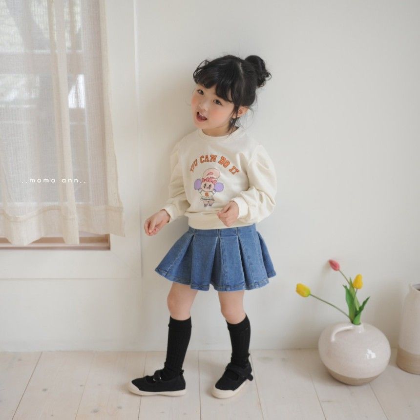 MOMO ANN - Korean Children Fashion - #Kfashion4kids - Cheer Leader Sweatshirt