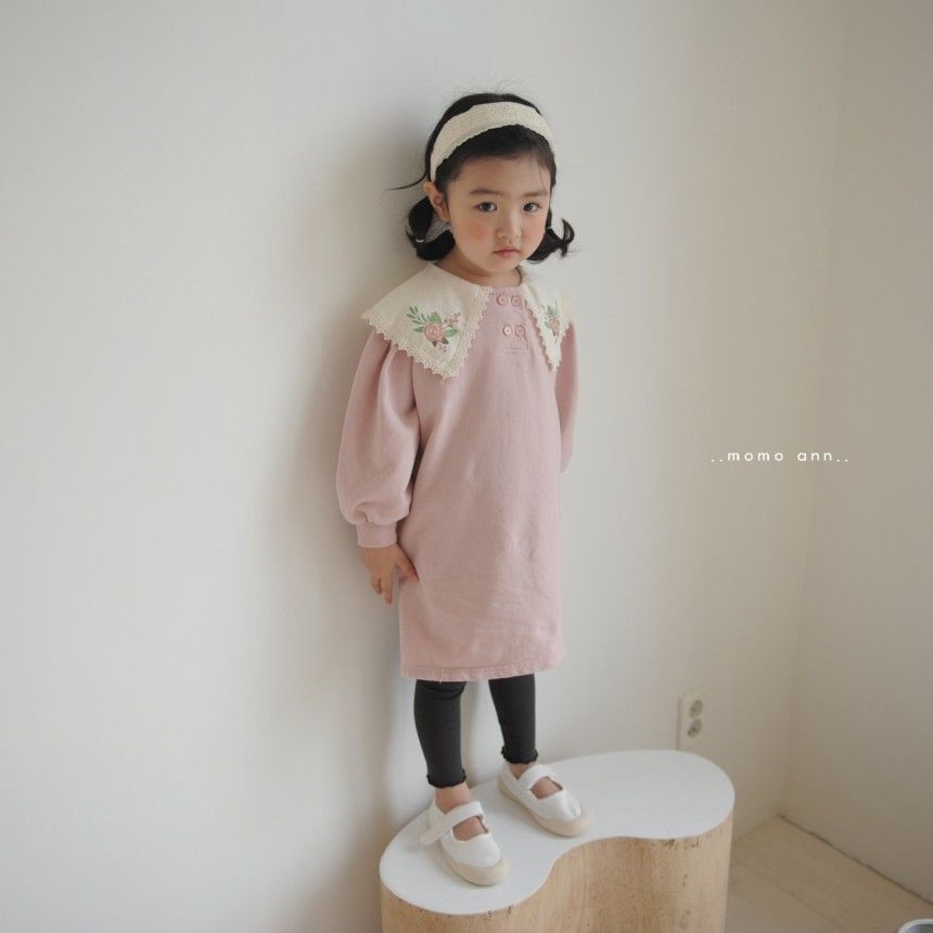 MOMO ANN - Korean Children Fashion - #Kfashion4kids - Verona Collar One-piece