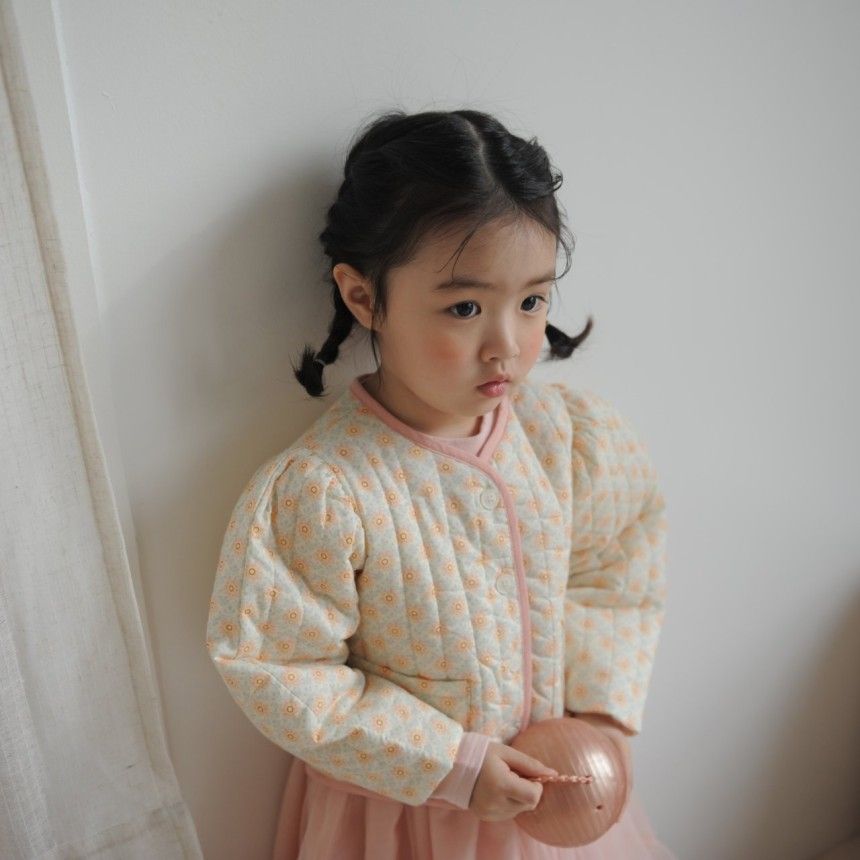 MOMO ANN - Korean Children Fashion - #Kfashion4kids - Lila Quilting Jacket