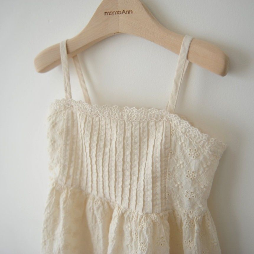 MOMO ANN - Korean Children Fashion - #Kfashion4kids - Lace String One-piece