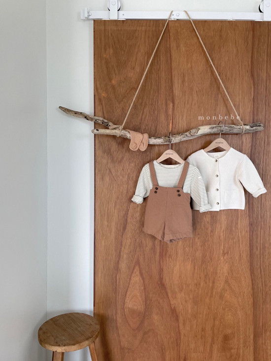 MONBEBE - Korean Children Fashion - #Kfashion4kids - Spring Suspender Half Pants - 11