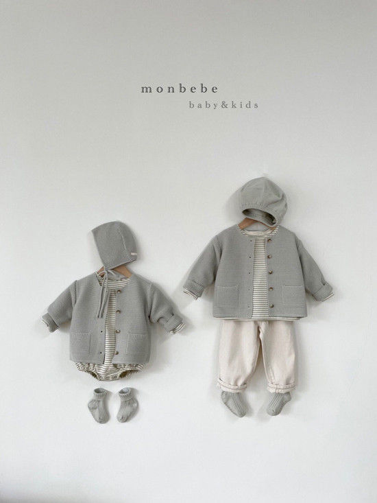 MONBEBE - Korean Children Fashion - #Kfashion4kids - Caramel Cardigan - 12