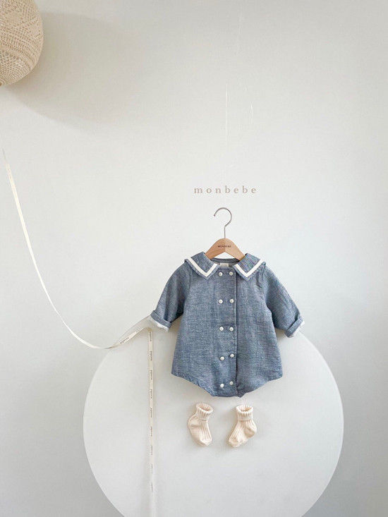 MONBEBE - Korean Children Fashion - #Kfashion4kids - Double Saillor Bodysuit - 11