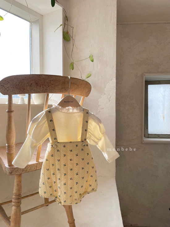 MONBEBE - Korean Children Fashion - #Kfashion4kids - Lemoni Suspender Bloomer - 12