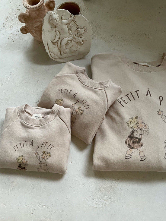 MONBEBE - Korean Children Fashion - #Kfashion4kids - Adult Petit Print Sweatshirt - 4
