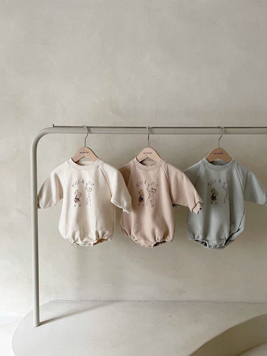MONBEBE - Korean Children Fashion - #Kfashion4kids - Petit Print Bodysuit - 5