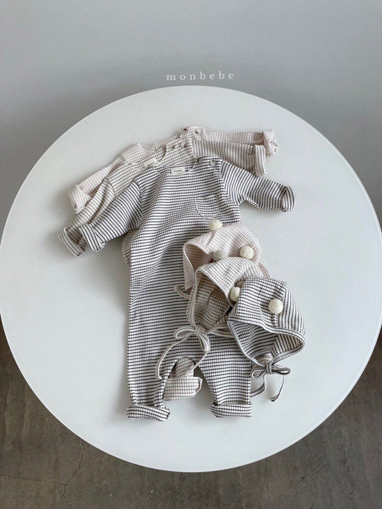 MONBEBE - Korean Children Fashion - #Kfashion4kids - Paul Stripe Bodysuit - 4