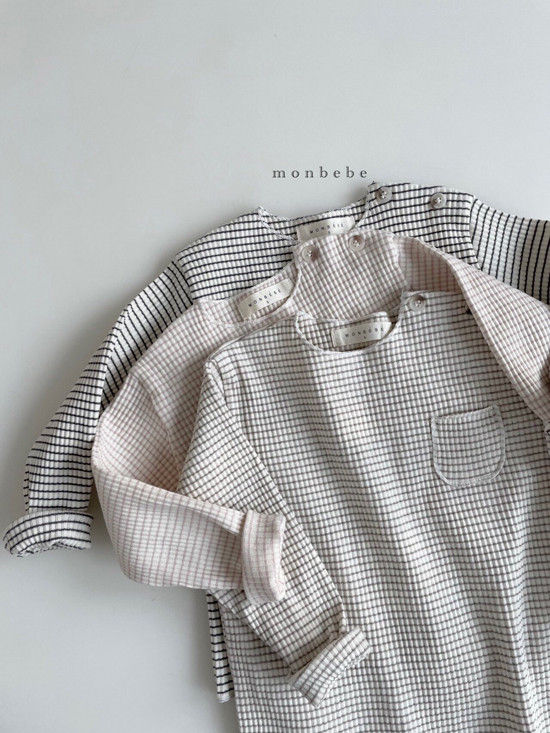 MONBEBE - Korean Children Fashion - #Kfashion4kids - Paul Stripe Bodysuit - 5