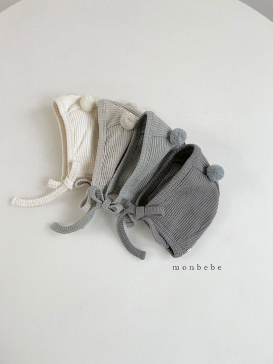 MONBEBE - Korean Children Fashion - #Kfashion4kids - Rib Bonnet