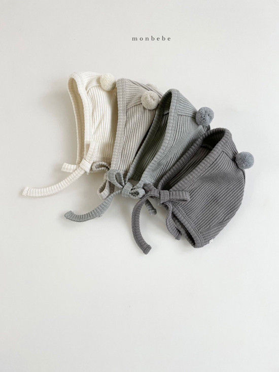 MONBEBE - Korean Children Fashion - #Kfashion4kids - Rib Bonnet - 3