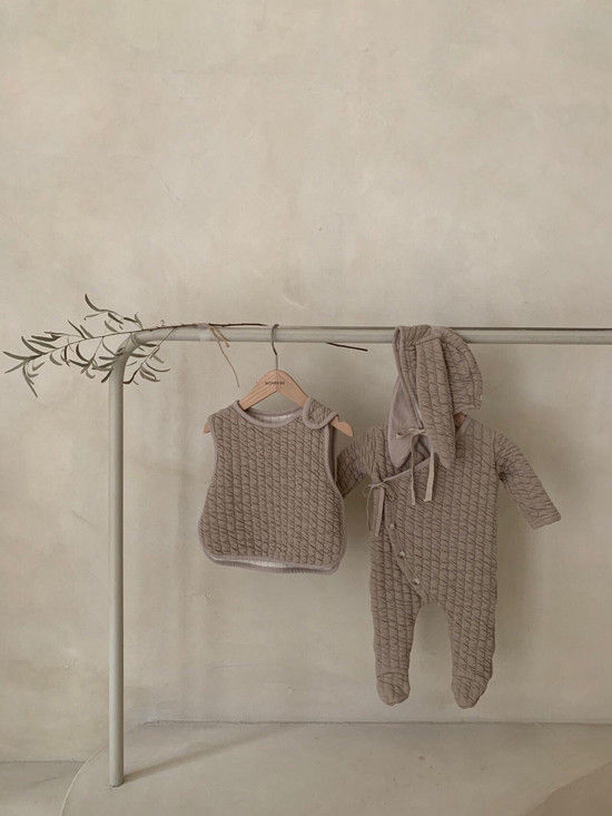 MONBEBE - Korean Children Fashion - #Kfashion4kids - Eco Bunny Bodysuit with Bonnet - 10
