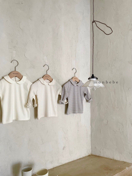 MONBEBE - Korean Children Fashion - #Kfashion4kids - Collar Tee