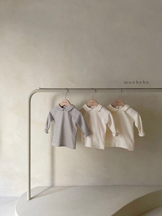 MONBEBE - Korean Children Fashion - #Kfashion4kids - Collar Tee - 2