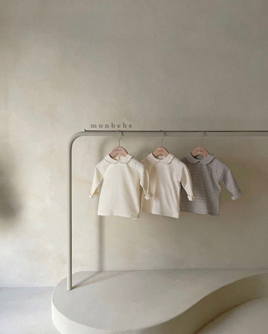 MONBEBE - Korean Children Fashion - #Kfashion4kids - Collar Tee - 5