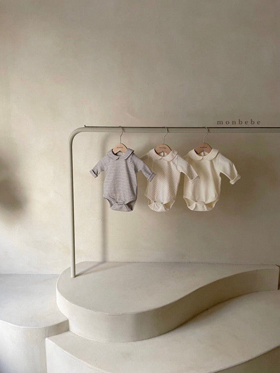 MONBEBE - Korean Children Fashion - #Kfashion4kids - Collar Bodysuit - 6