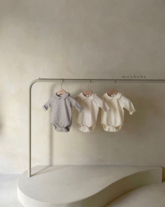 MONBEBE - Korean Children Fashion - #Kfashion4kids - Collar Bodysuit - 7