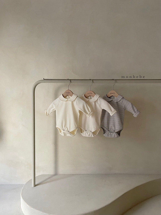 MONBEBE - Korean Children Fashion - #Kfashion4kids - Collar Bodysuit - 8