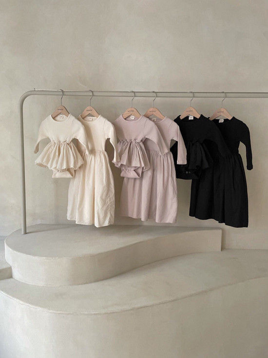 MONBEBE - Korean Children Fashion - #Kfashion4kids - Rib Frill Bodysuit - 9