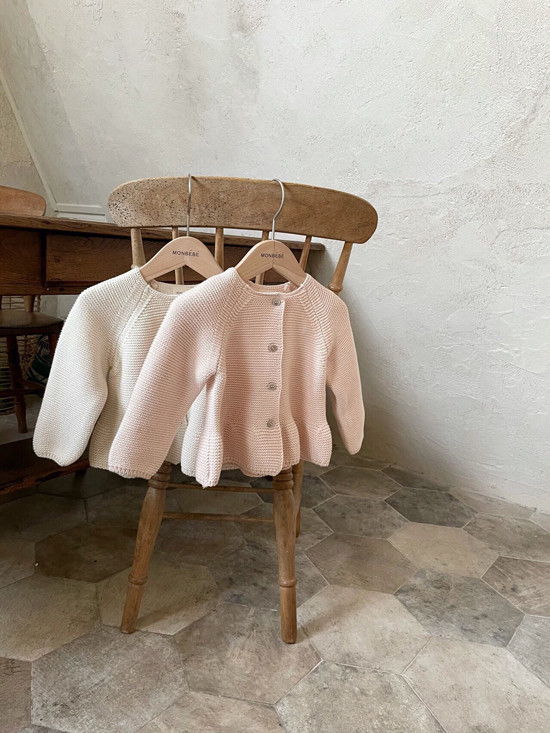 MONBEBE - Korean Children Fashion - #Kfashion4kids - Frill Cardigan - 11