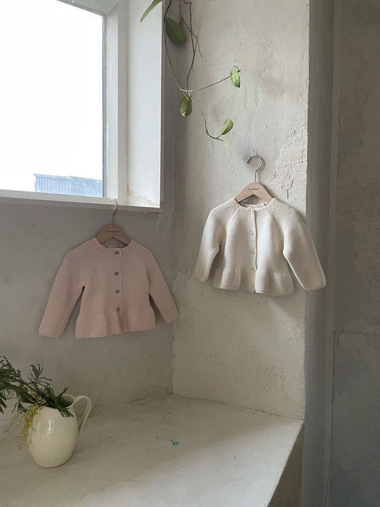MONBEBE - Korean Children Fashion - #Kfashion4kids - Frill Cardigan - 4