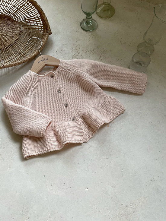 MONBEBE - Korean Children Fashion - #Kfashion4kids - Frill Cardigan - 5