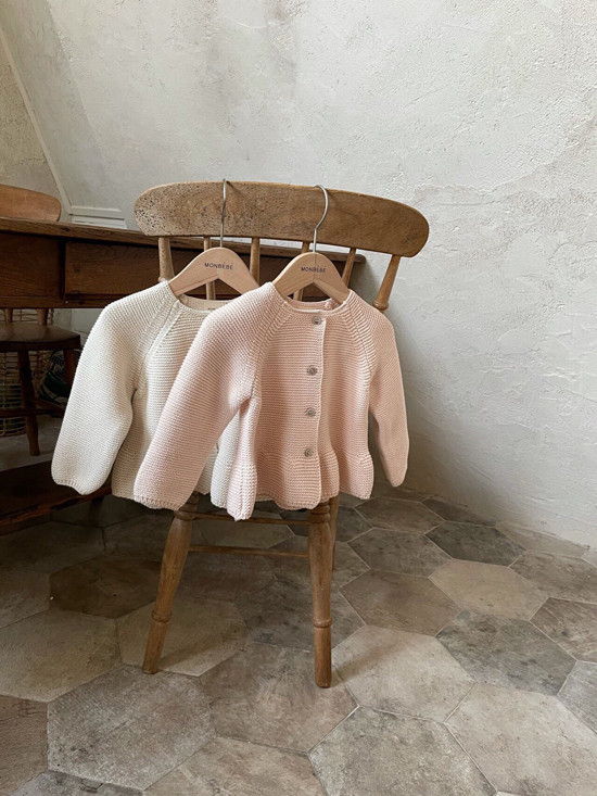 MONBEBE - Korean Children Fashion - #Kfashion4kids - Frill Cardigan - 6