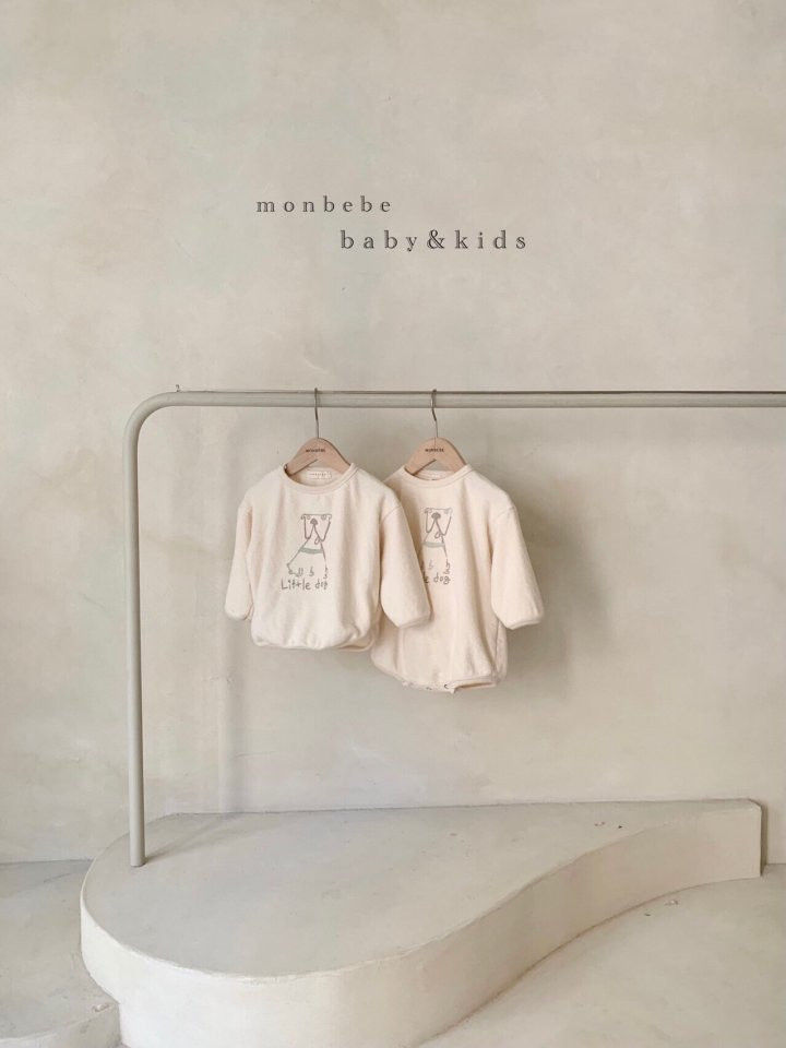 MONBEBE - Korean Children Fashion - #Kfashion4kids - Little Dog Bodysuit - 5